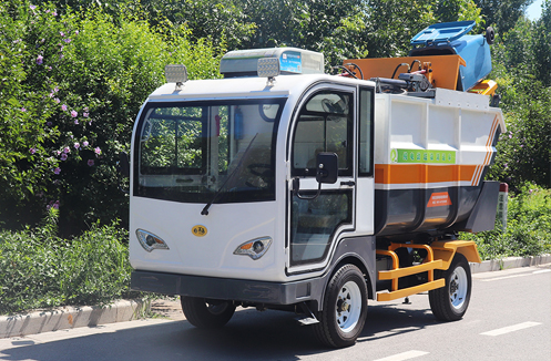 Zadné elektrické smetiarske auto vyrobené v Číne